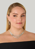 Layered Crystal Necklace Set