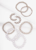 Silver Bracelet And Earrings Set