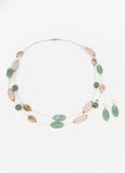 Threaded Stone Necklace Set
