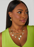Hearts Charm Necklace Set