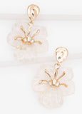 Flower Drop Earrings