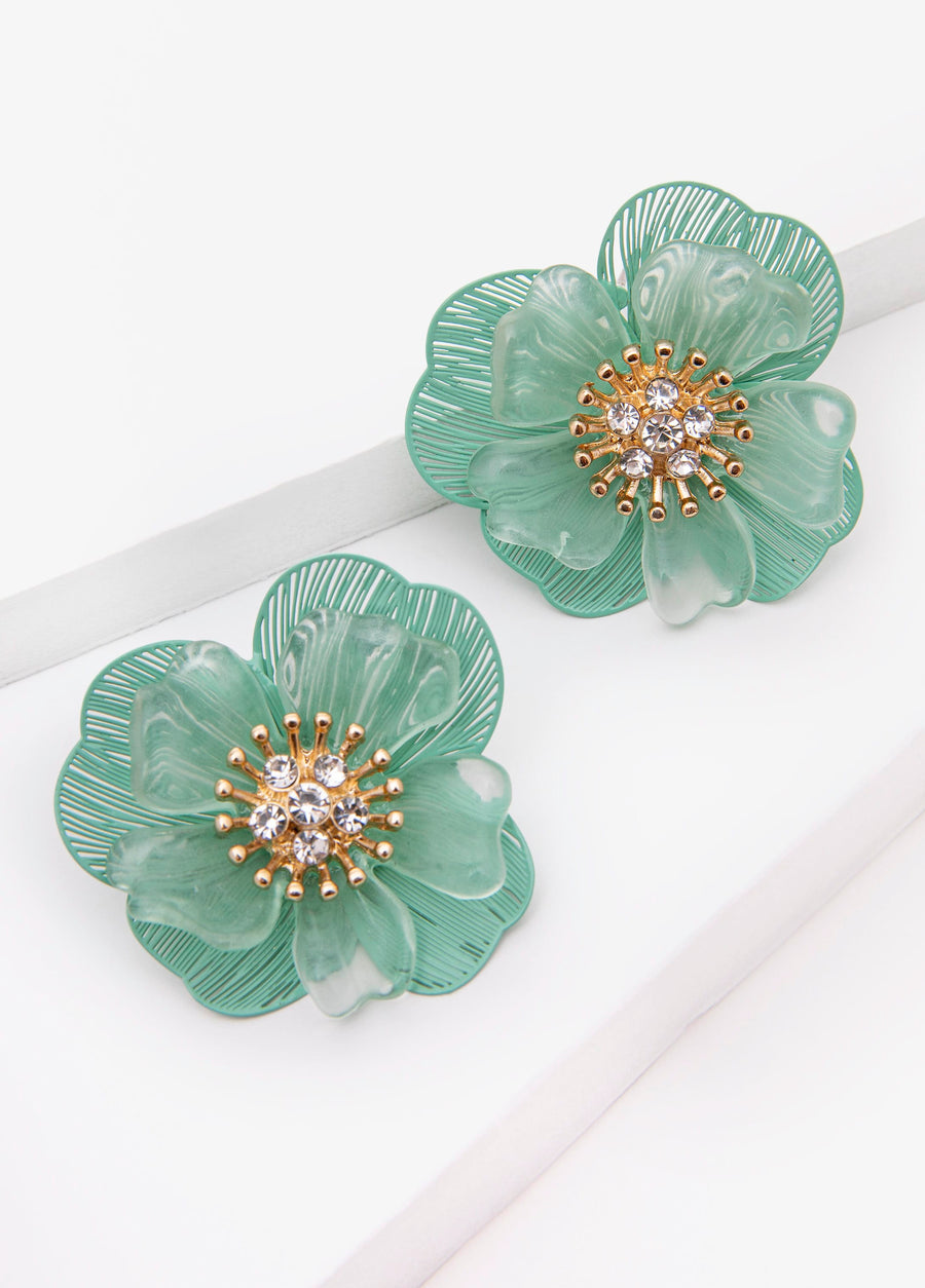 Flower Stud Earrings