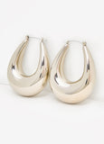 Puff Hoop Earrings