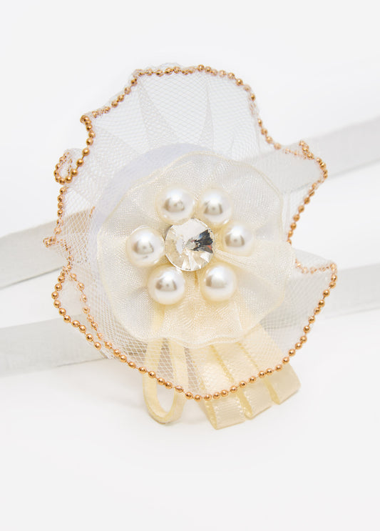 Embellished Rosette Stretch Ring