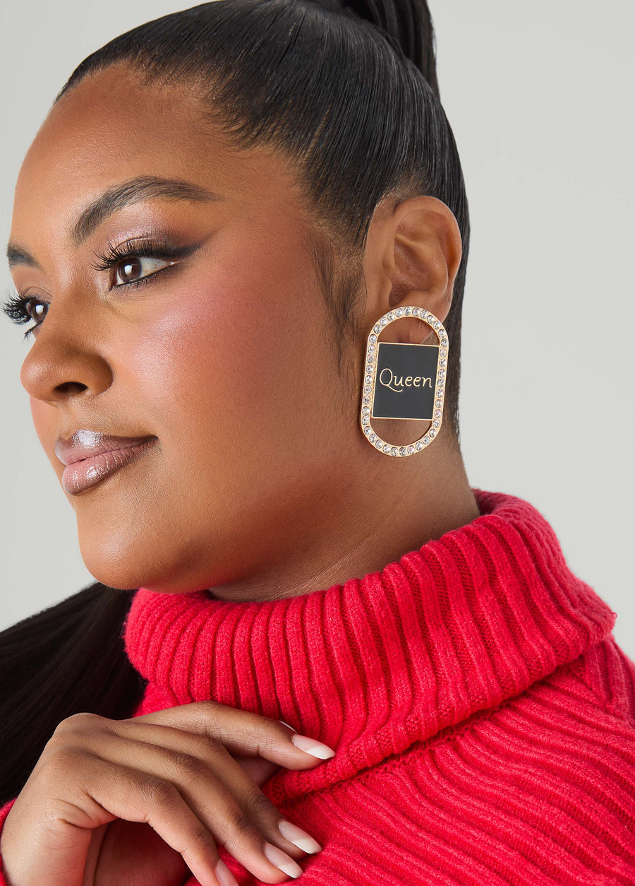 Queen Crystal Earrings