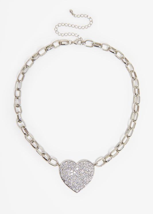 Crystal Heart Necklace Box Set