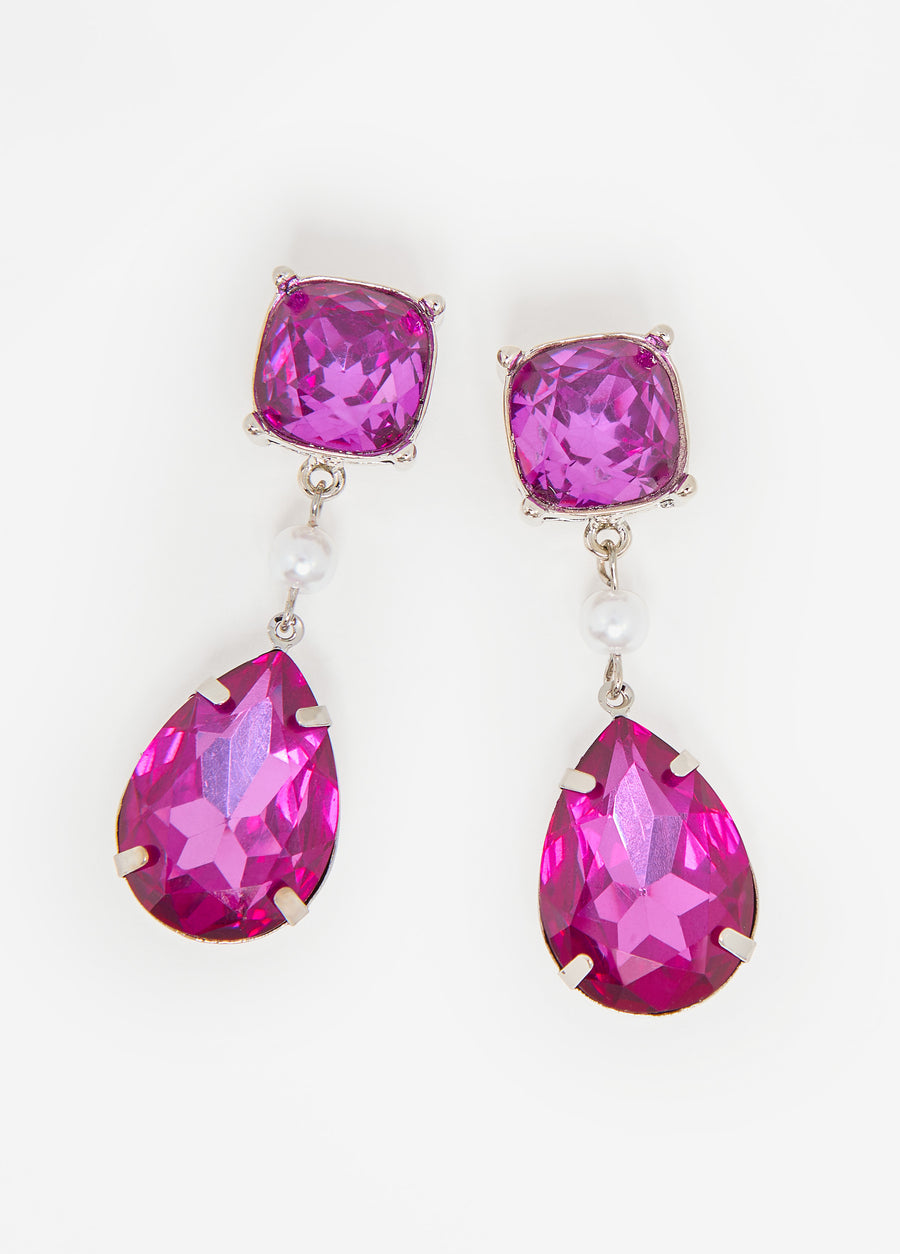 Crystal Ball Earrings