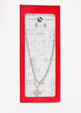 Crystal Cross Necklace Box Set