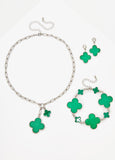 Clover Three Piece Necklace Set