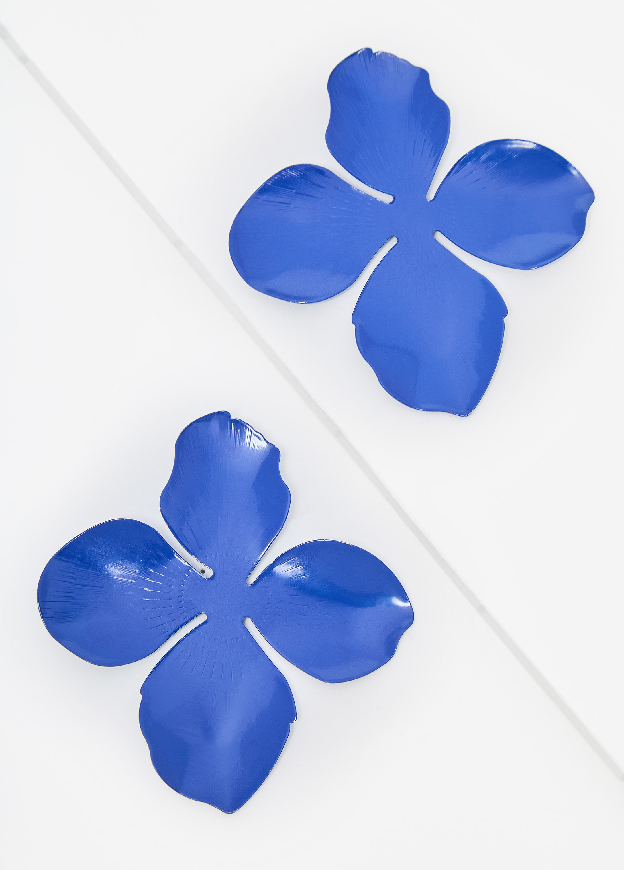 Coated Flower Earrings