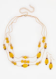 Layered Bead Necklace Set