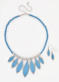 Denim Necklace Set