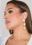 Marbled Stone Drop Earrings