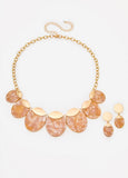 Marbled Stone Necklace Set