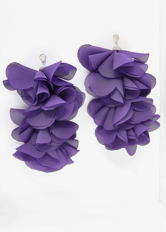 Crystal Chiffon Earrings