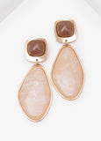 Marbled Stone Earrings
