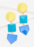 Colorblock Dangle Earrings
