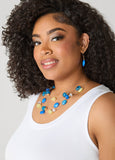 Beaded Tiered Necklace Set
