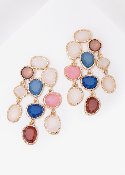 Stone Drop Earrings