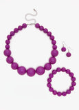 Three Piece Beaded Necklace Set
