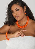 Beaded Three Piece Necklace Set