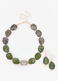 Marble Bead Necklace Set