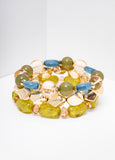 Set Of Three Beaded Bracelets