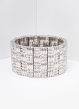 Textured Silver Tone Bracelet