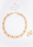 Gold Tone San Marco Necklace Set