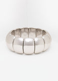 Silver Tone Stretch Bracelet