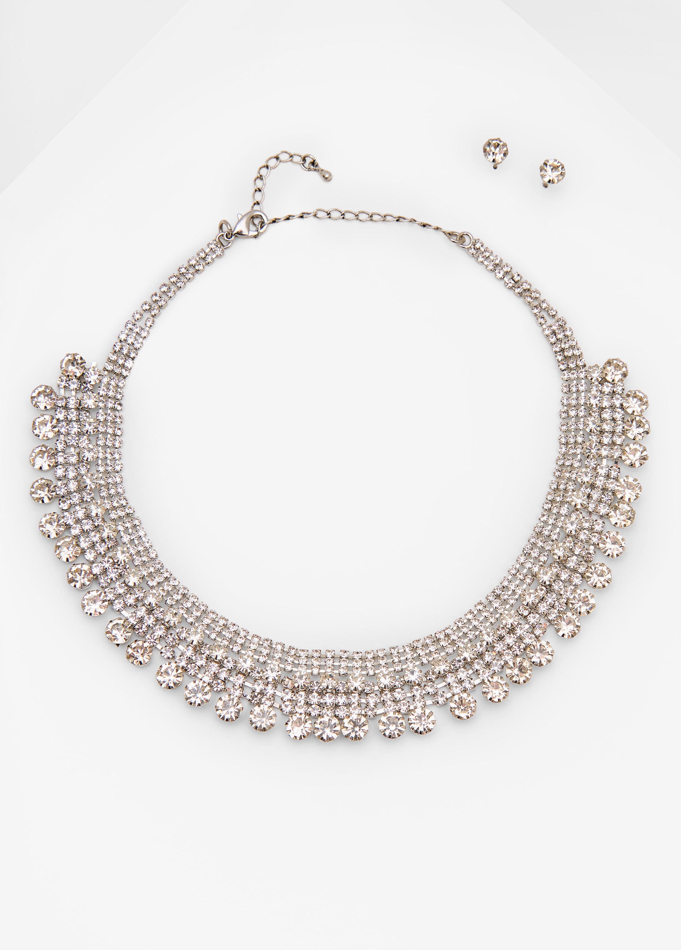 Layered Crystal Necklace