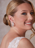 Crystal Oval Earrings