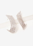 Crystal Oval Earrings