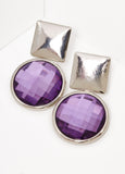 Crystal Clip On Earrings