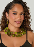 Layered Beaded Necklace Set