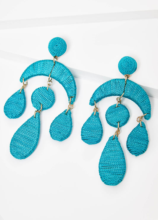 Wrapped Dangle Earrings