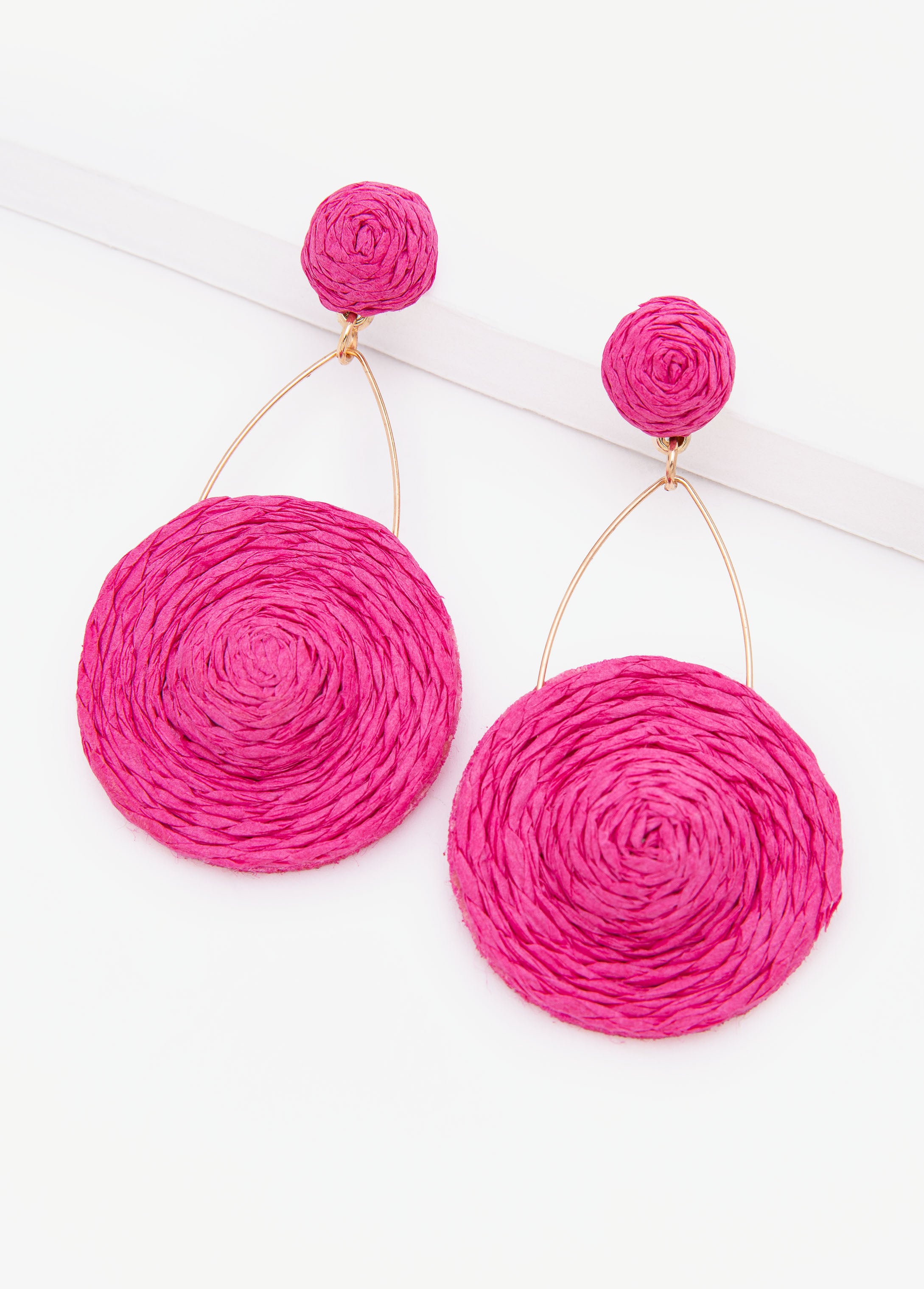 Raffia Drop Earrings
