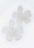 Pearlized Flower Earrings