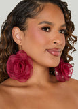 Organza Flower Earrings