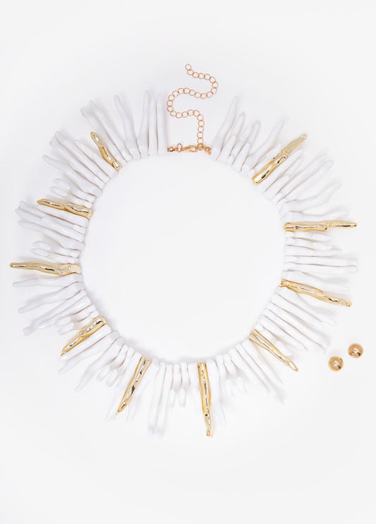 Coral Necklace Set