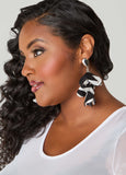 Two Tone Petal Earrings
