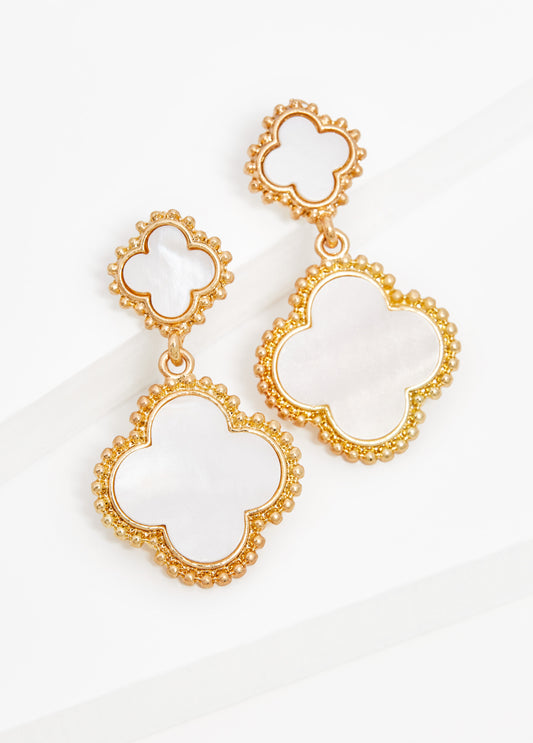 Clover Drop Earrings