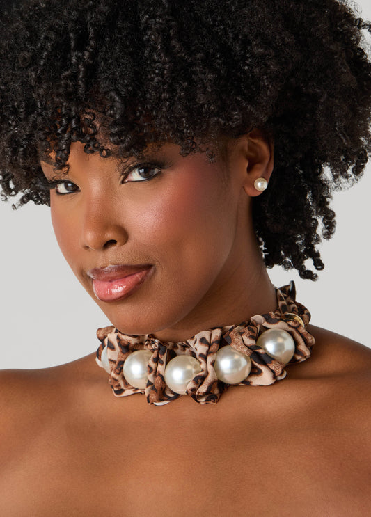 Scrunched Animal Necklace Set