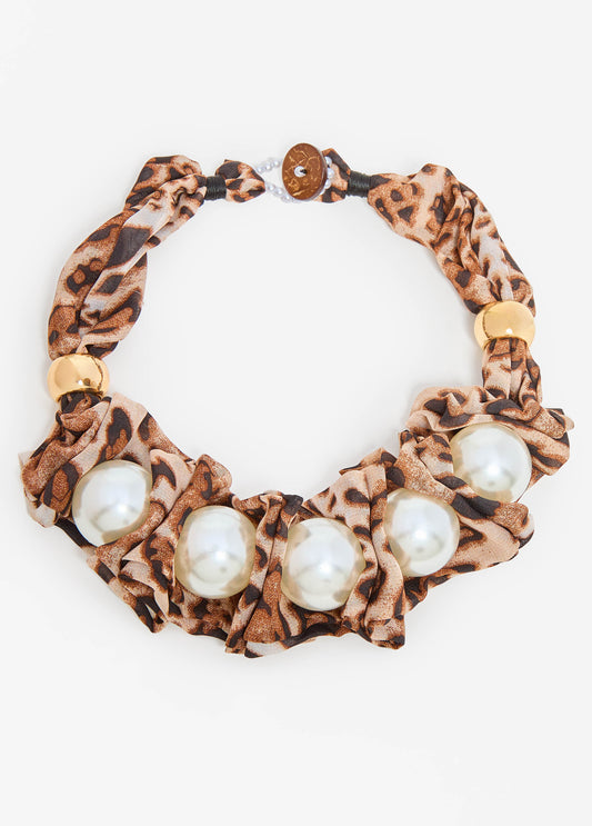 Scrunched Animal Necklace Set