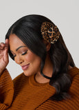 Animal Print Brooch And Hair Clip