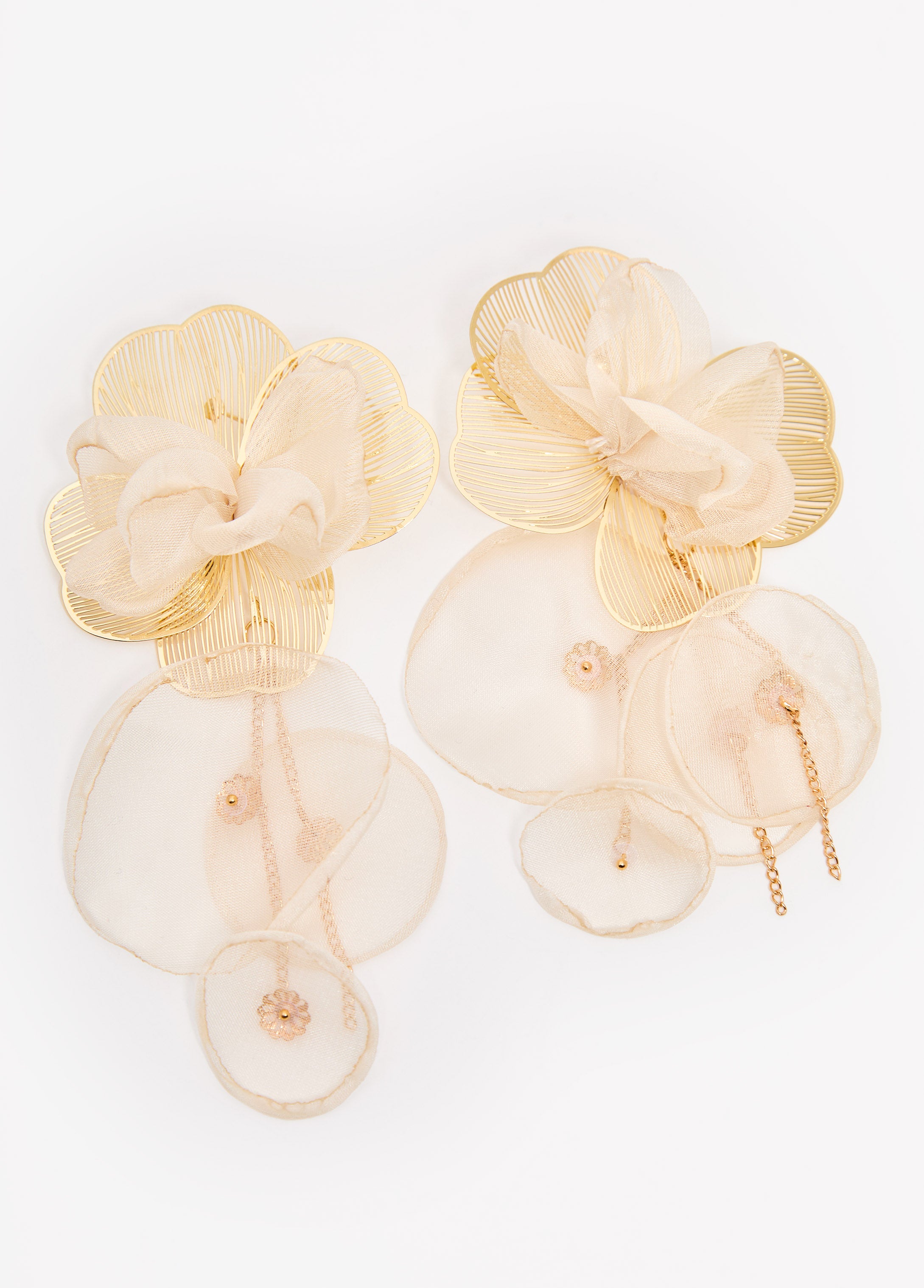 Dangle Flower Earrings