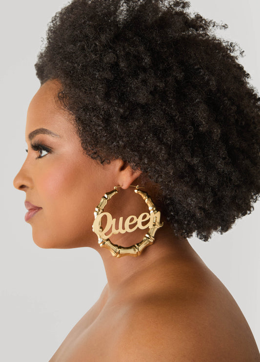 Queen Bamboo Earrings