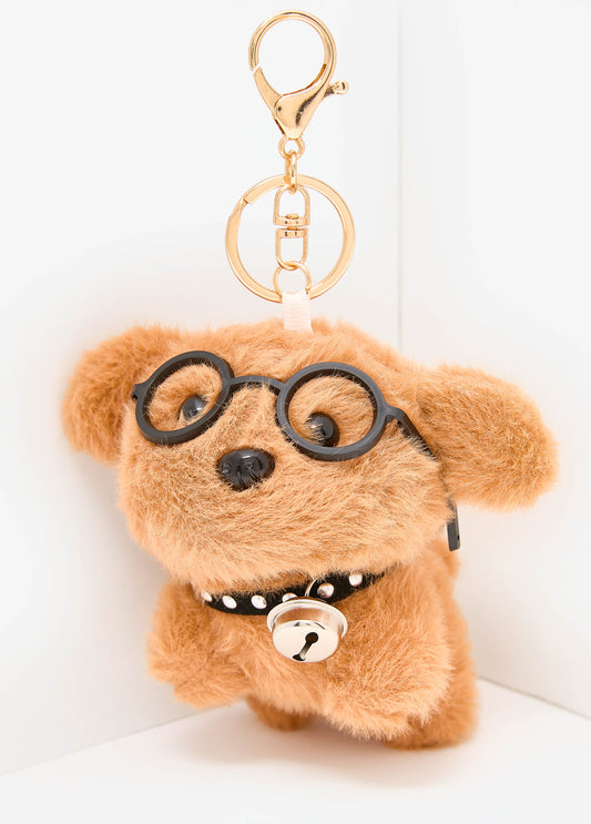 Plush Dog Bag Charm