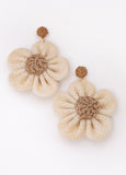 Woven Flower Earrings