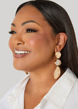 Pearlized Drop Earrings